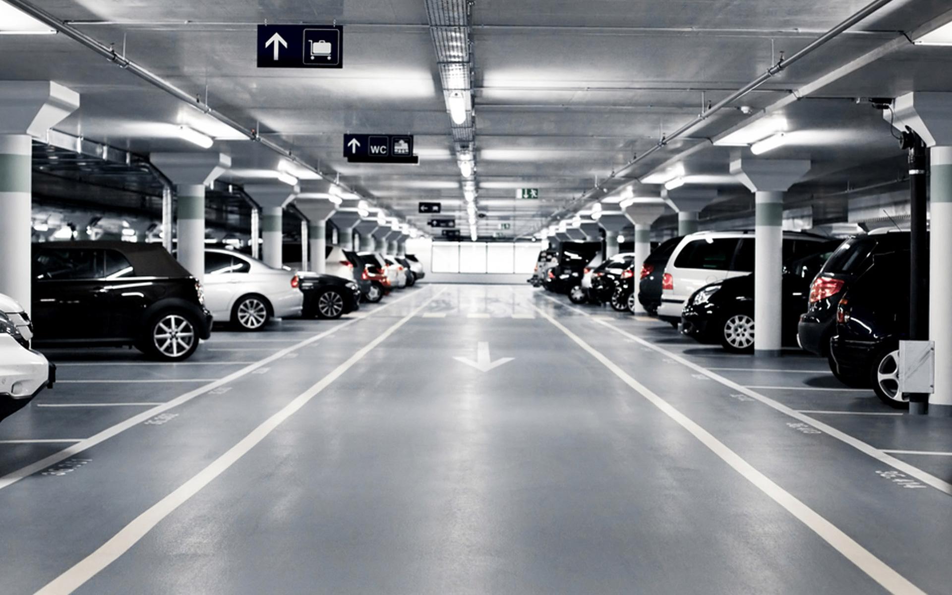 Otopark iç görünümü